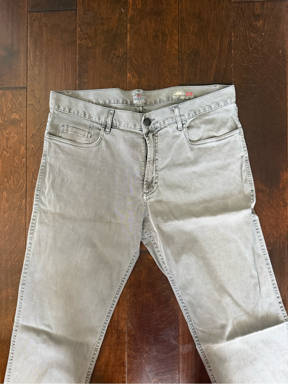Faherty Men's Gray Jeans